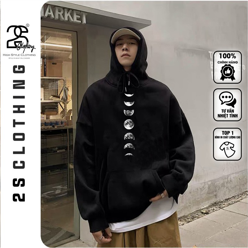 Áo Hoodie Nam Form Rộng Dày Nỉ Bông 2s Clothing Áo Nỉ Có Mũ Unisex Style Ulzzang Hàn Quốc Siêu Mịn Giá Rẻ TV265 | BigBuy360 - bigbuy360.vn