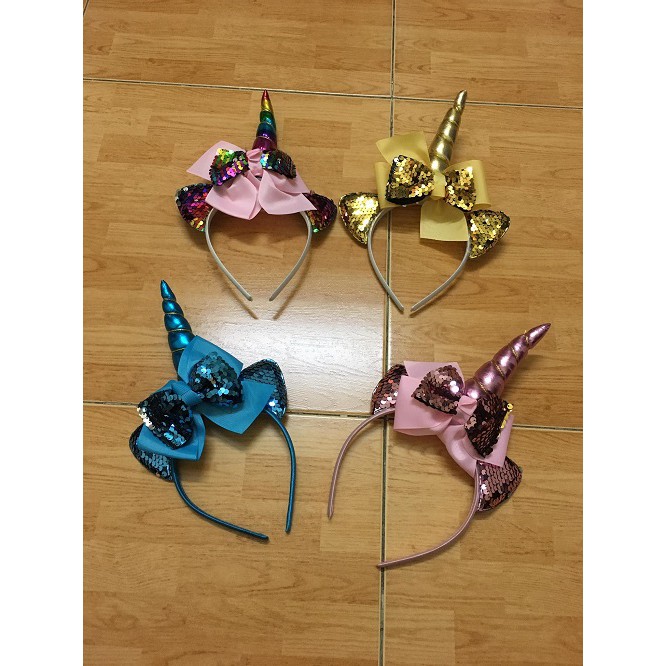 Băng đô bé gái Unicorn siêu xinh đa dạng các kiểu  headband