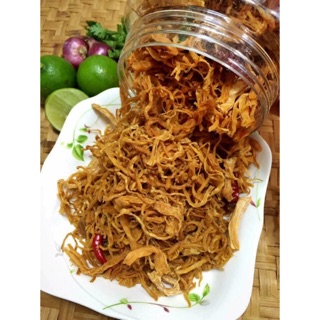 100g khô gà lá chanh siêu ngon
