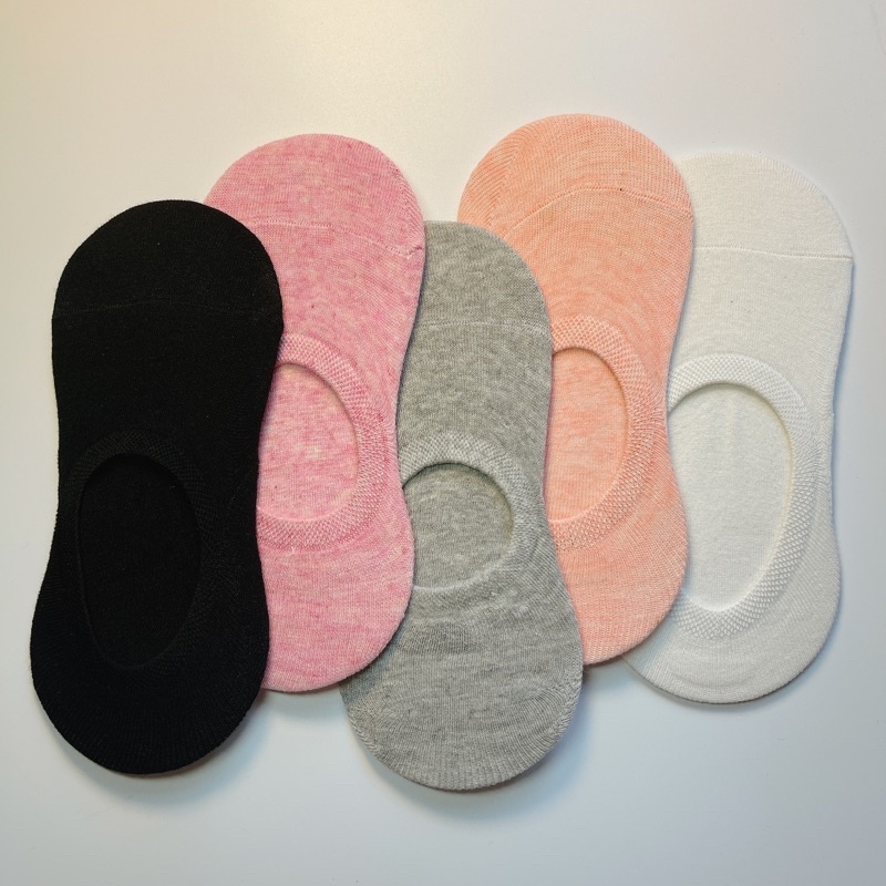 Tất lười nữ vớ hài trơn dưới mắt cá chân có silicon chống tuột gót cotton kháng khuẩn MRSOCKS VL009
