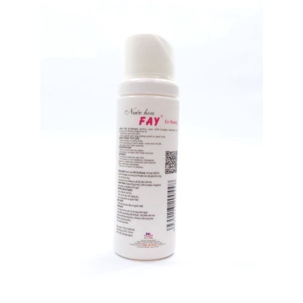 Nước hoa cho Chó Mèo Thú Cưng FAY Hương En-Rosely Chai 100ml Giúp khử mùi hôi Hương thơm nhẹ nhàng