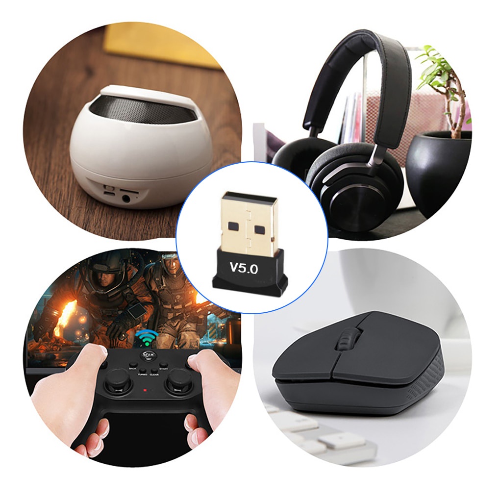 Cục USB kết nối bluetooth 5.0 đa năng chuyên dụng dành cho laptop