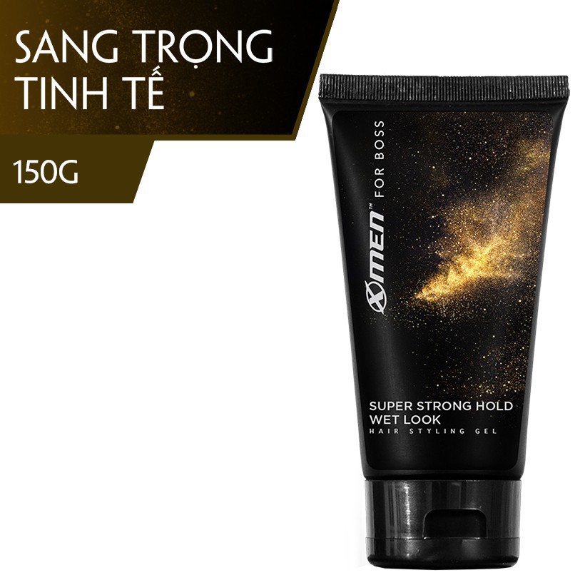 [Chính Hãng]Gel Vuốt Tóc X-Men For Boss Super Strong Hold Natural Look 150G