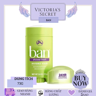 Lăn Khử Mùi Ban Shower Fresh Invisible Solid Deodorant 73g