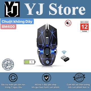 Chuột không dây chuyên game pin sạc Led 7 màu K-SNAKE BM400 CHUỘT ĐỈNH CHO DÂN PUBG & FPS-YJ