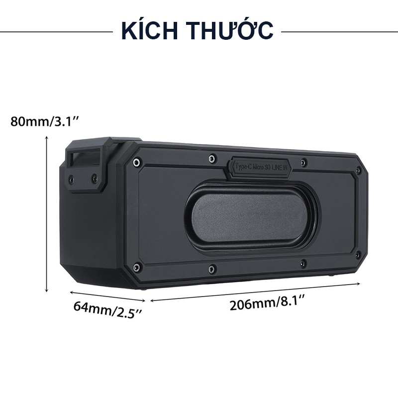 Loa Bluetooth Không Dây Di Động PKCB X3 Pro Công Suất 40W Có Khe Cắm Thẻ Nhớ Nghe Nhạc MH242 - Hàng Chính Hãng