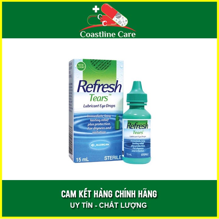 Nước nhỏ mắt Refresh Tears 15ml - Coastlinecare Pharmacy