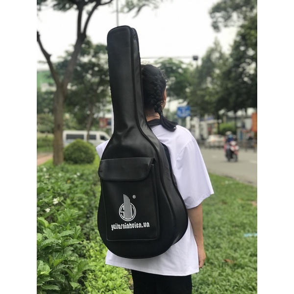 Bao da guitar 3 lớp chống nước - Bao quốc dân giá rẻ - Cao 106cm - Tặng pick khi đặt hàng