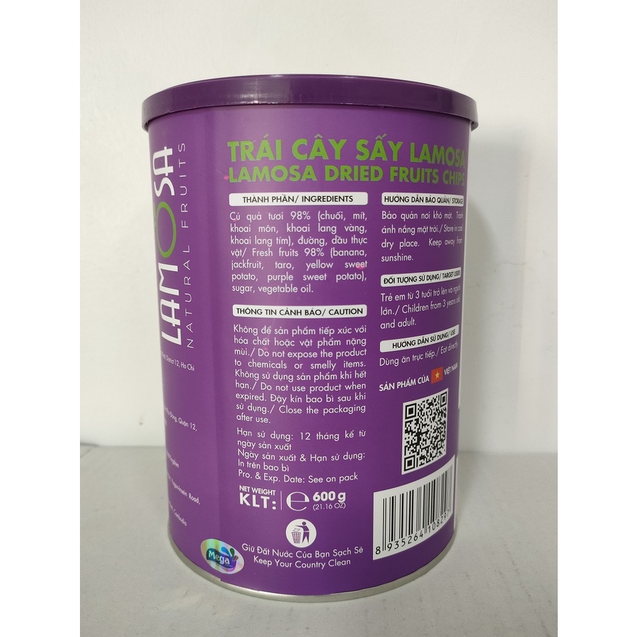 [SenXanh Foods] Trái cây sấy - LAMOSA Dried fruit chips