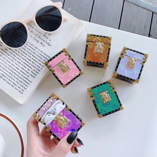 Vỏ bảo vệ hộp đựng tai nghe Airpods 2 hình lv sáng tạo