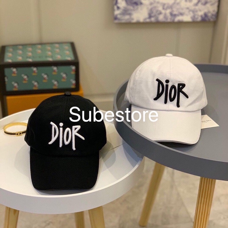 Mũ lưỡi trai nón kết thêu dior thời trang