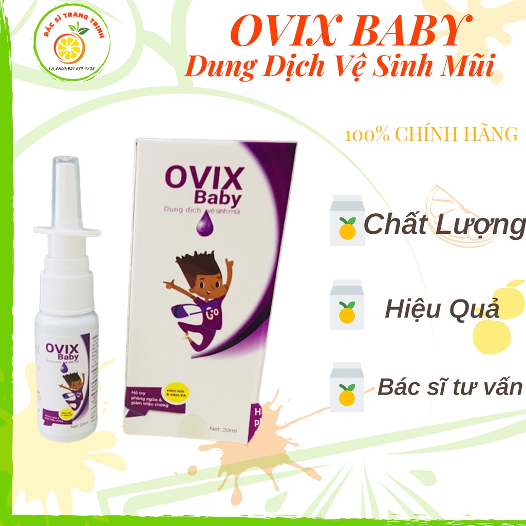 Dung Dịch Vệ Sinh Mũi OVIX thumbnail