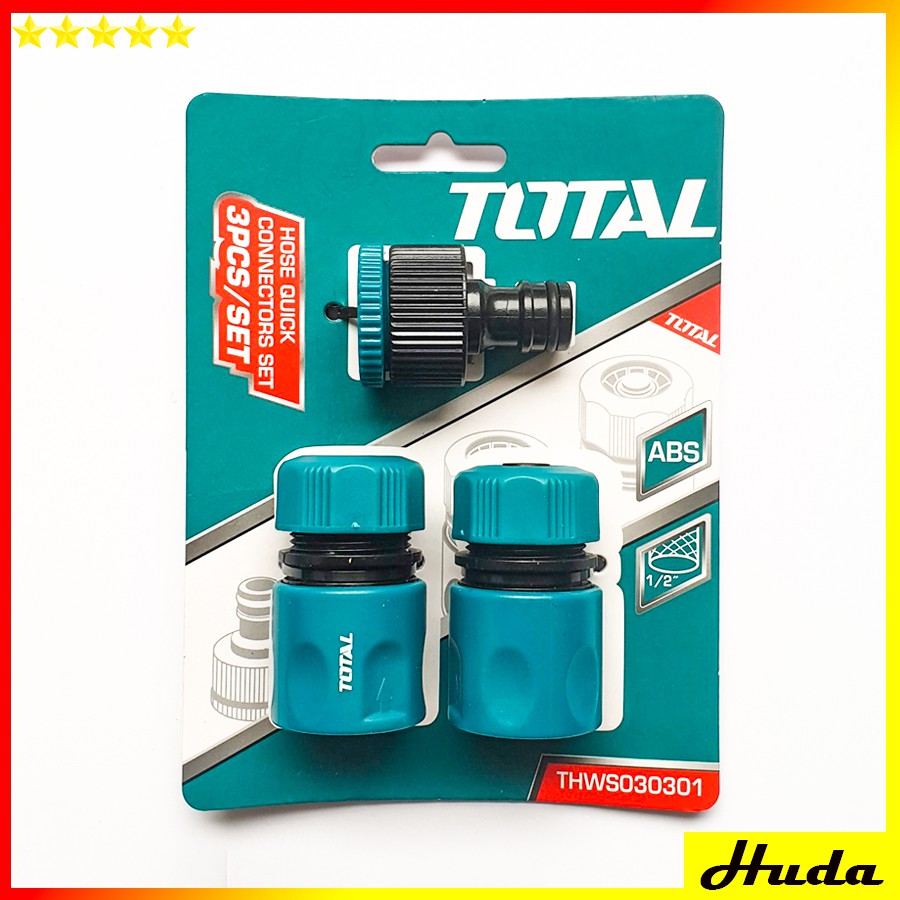 BỘ 3 KHỚP NỐI NHỰA 1/2&quot; Total THWS030301 uio