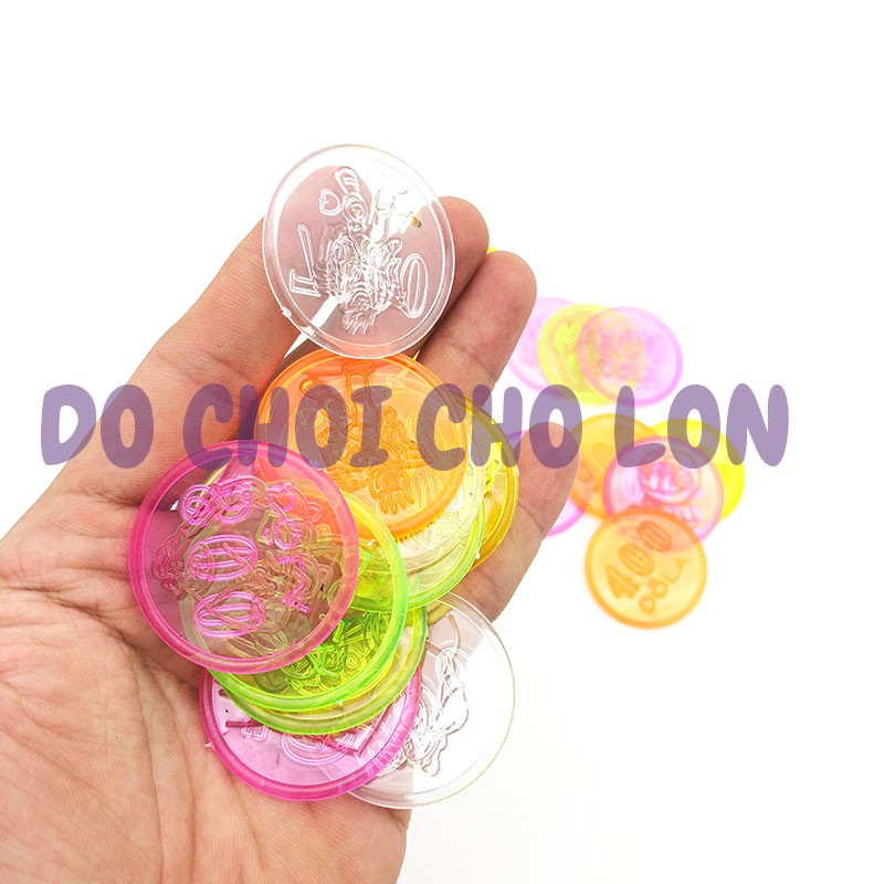 Đồ chơi đồng xu TRUNG bằng nhựa  - KhaDiTOYS - Đồ chơi dân gian