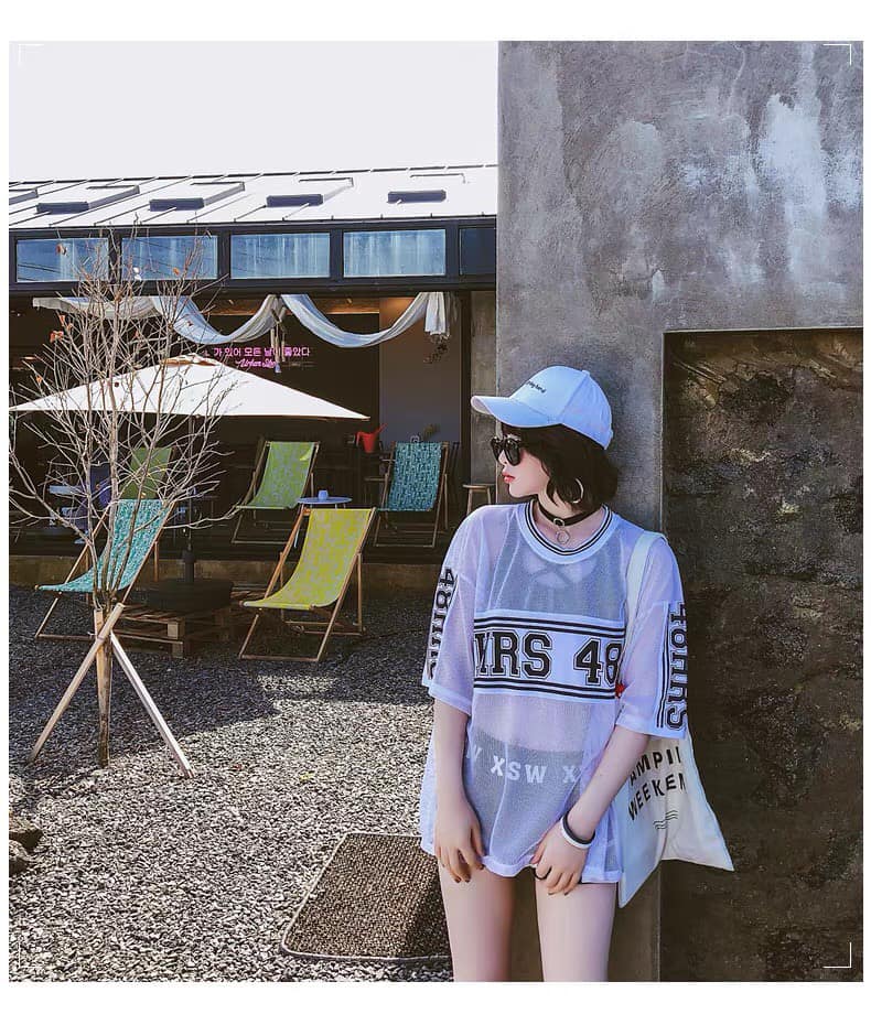 Bộ Đồ Bơi Ba Mảnh Phối Lưới Thời Trang Thể Thao Nữ | BigBuy360 - bigbuy360.vn