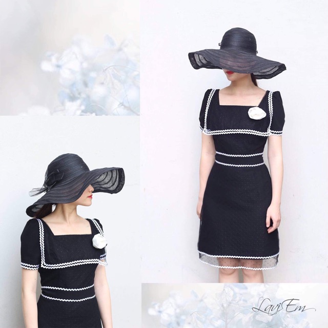 Đầm ren hãng LaViem sz S cắt tag