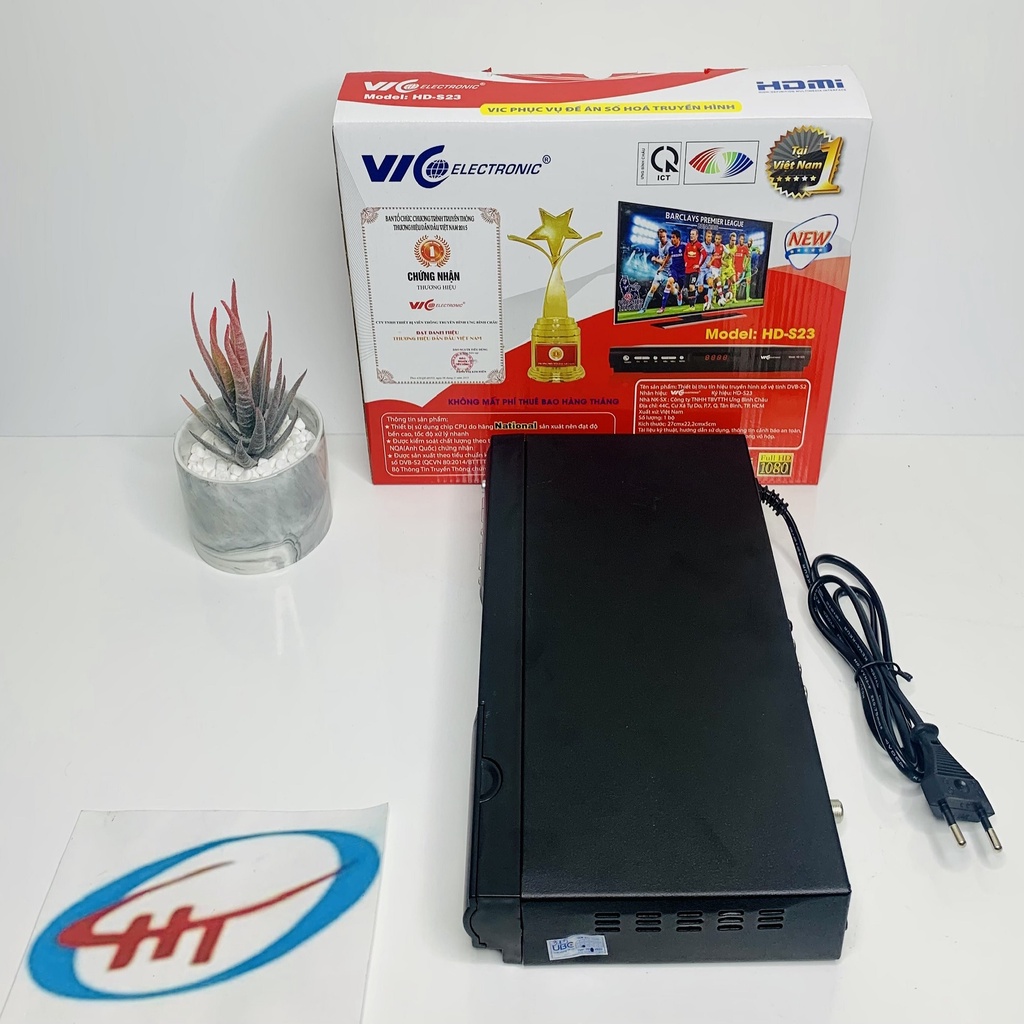 Bộ Truyền Hình Vệ Tinh VIC HD-S23 (THVL1,2, ANTV,HTV7, HTV9..HD Miễn Phí)