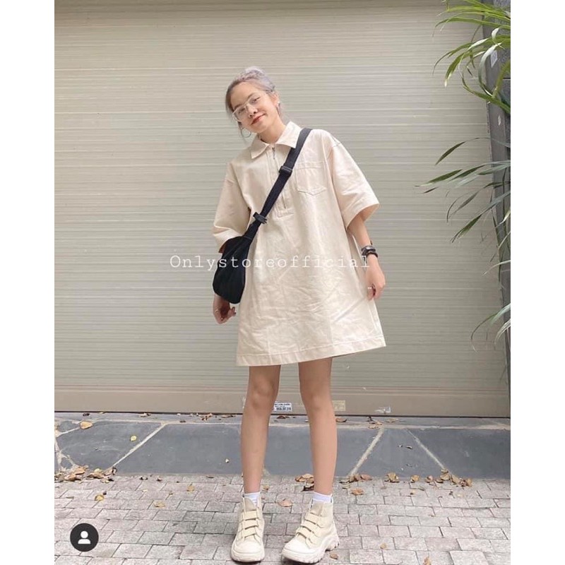 [Mã giảm 20k] Đầm somi oversize cá tính - kèm ảnh thật | BigBuy360 - bigbuy360.vn