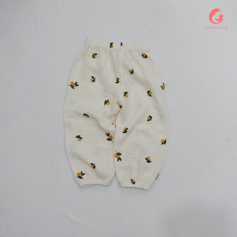Quần Bom Hoạ Tiết Gấu xinh Cho Bé Bear Bomber_Haaro Babies