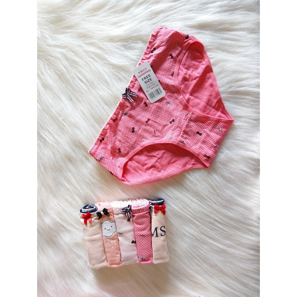 [HCM] Set quần chip cute - Hộp 5c - MS: QBB11