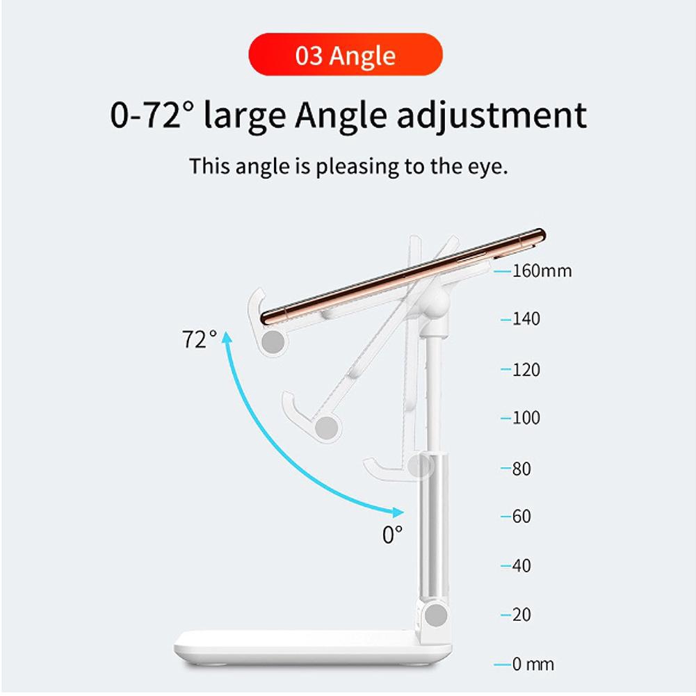 Universal Metal Desktop Chủ điện thoại Đế gắn Hỗ trợ Máy tính bảng Điện thoại di động Điều chỉnh Giá đỡ di động | BigBuy360 - bigbuy360.vn