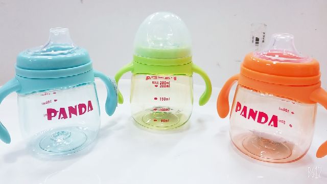 Bình tập uống panda có tay cầm