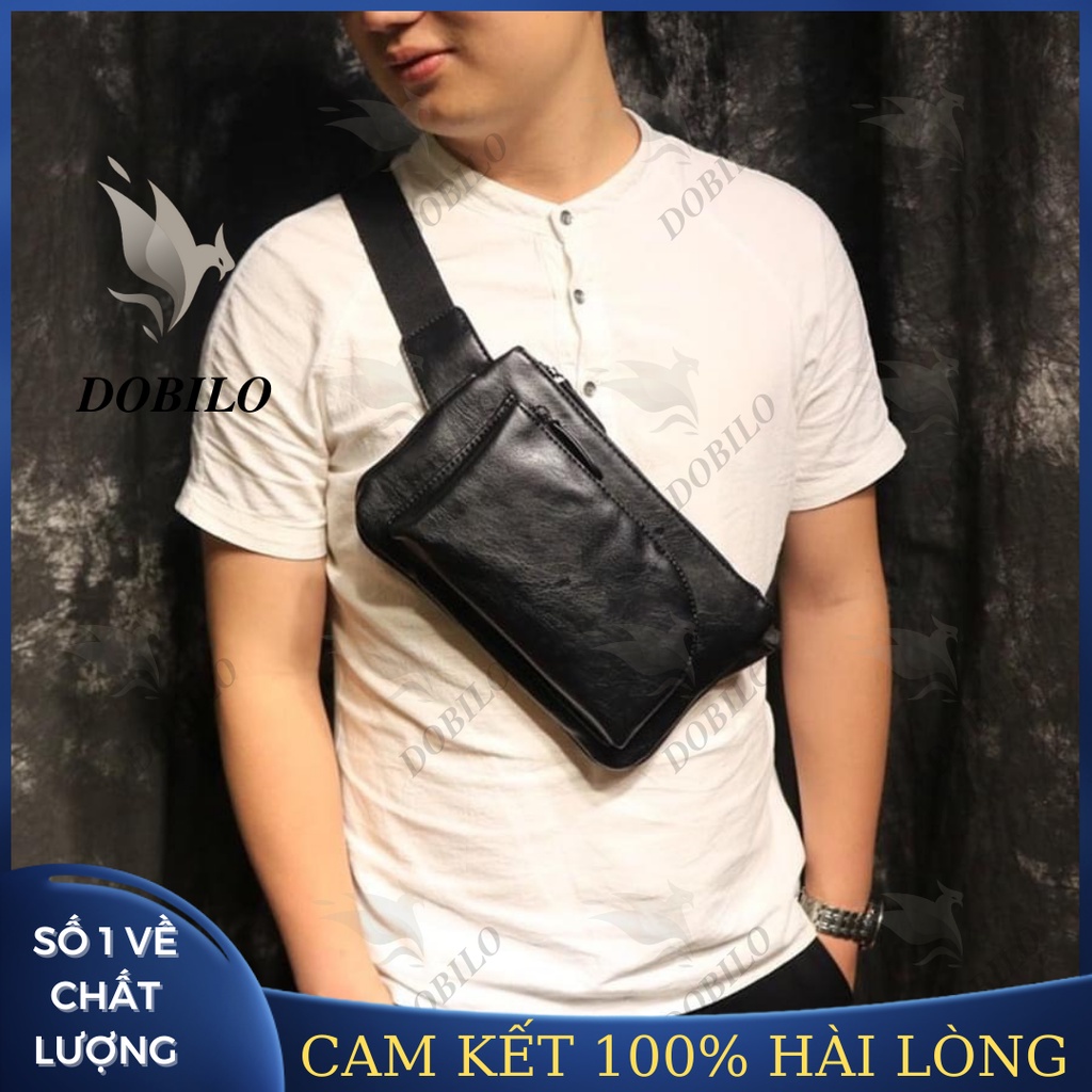 Túi Bao Tử, Túi Đeo Chéo Da Nam Nữ Thời Trang Hàn Quốc AG03