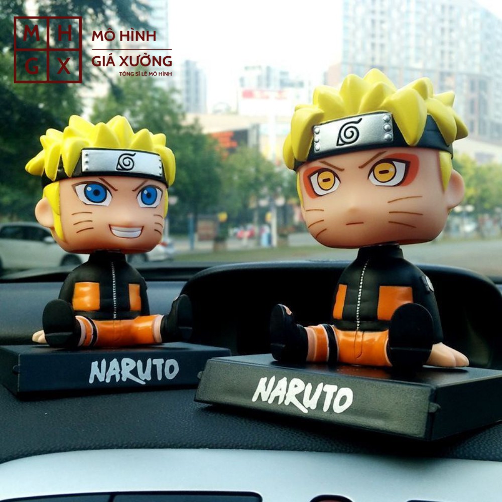 Mô Hình Uzumaki Naruto Trang trí taplo ô tô - Trang trí bàn học bàn , bàn làm việc - Kê Điện Thoại - Figure Naruto