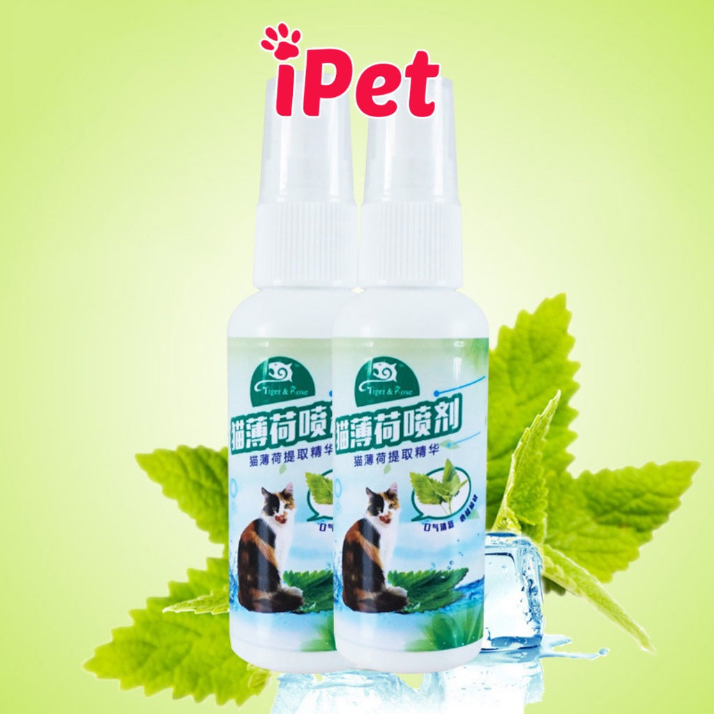 Chai xịt catnip bạc hà cho mèo - iPet Shop