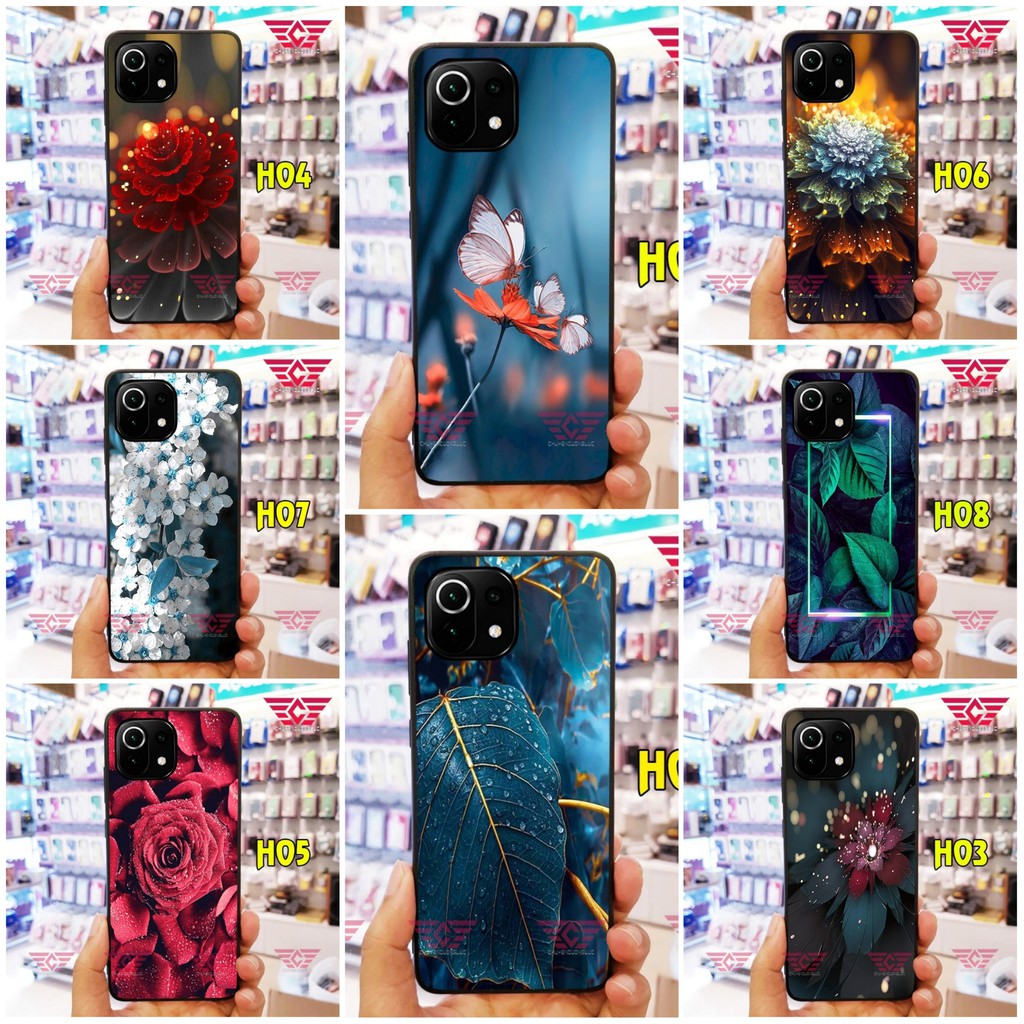 Ốp lưng XIAOMI MI 11LITE hoa lá sang trọng