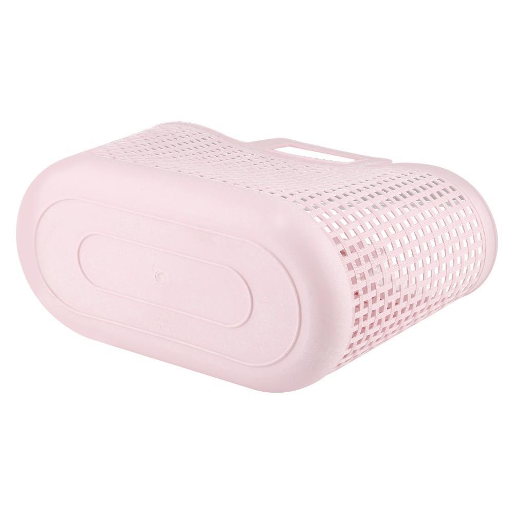 HomeBase DKW Giỏ đựng quần áo bằng nhựa HH-1099 PK Thái Lan W45xH28xD22,5cm màu hồng