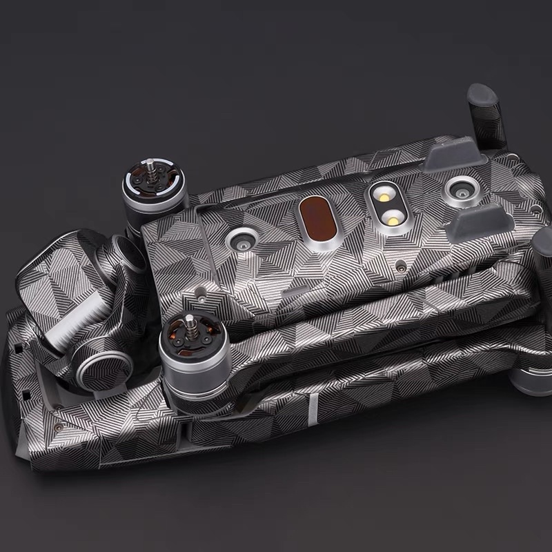 Miếng Dán Skin 3M cho Flycam  - Mẫu nordic titan vân nổi - Dán được cho tất cả dòng Fl Cam DJI Mavic Pro 1/ Pro 2/ Pro 3