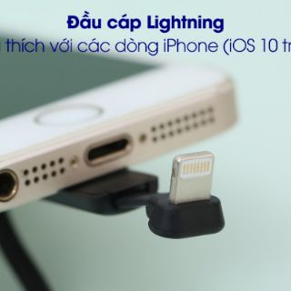 Cáp Lightning 1 m iWALK CSC002 Đen