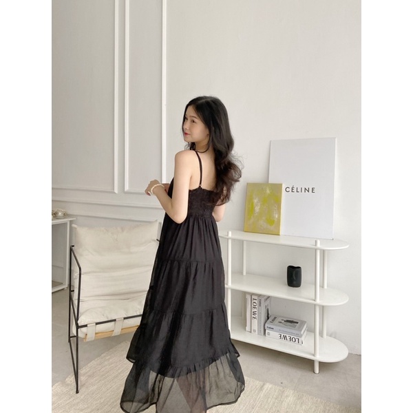 YU CHERRY | Đầm nữ hai dây nhiều tầng hai lớp Mina Cami Dress YD146