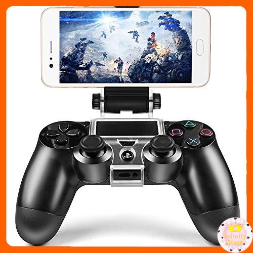 GIÁ GẮN TAY CẦM PS4 CHƠI GAME MOBILE – PS4 PHONE CLIP INFINY DECOR