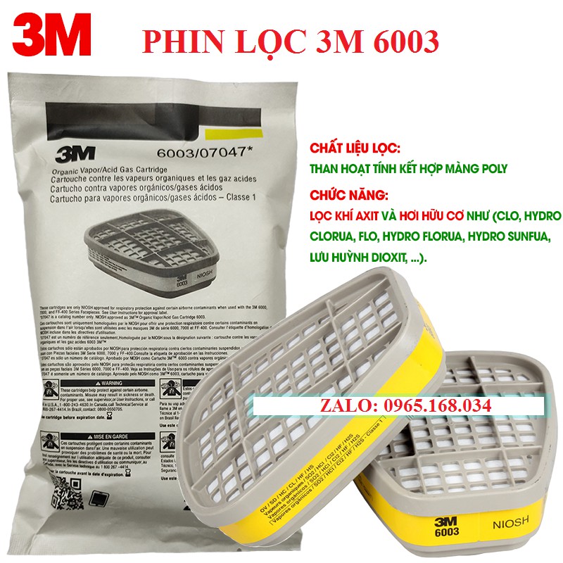 [1 CẶP] Phin lọc 3M 6001CN+ Phin lọc 3M 6001+ Phin lọc 3M 6003+ Phin lọc 3M 6004+ Phin lọc 3M 6006