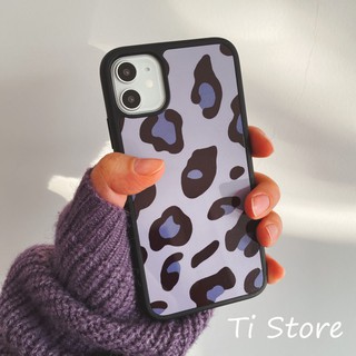 Ốp Lưng Da Báo Light Purple iP [ TI STORE ]