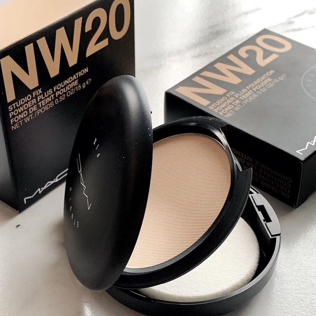 Phấn Nền Phủ 2-in-1 Với Độ Che Phủ Hoàn Hảo & Bền Màu Đến 12H MAC Studio Fix Powder Plus Foundation M·A·C