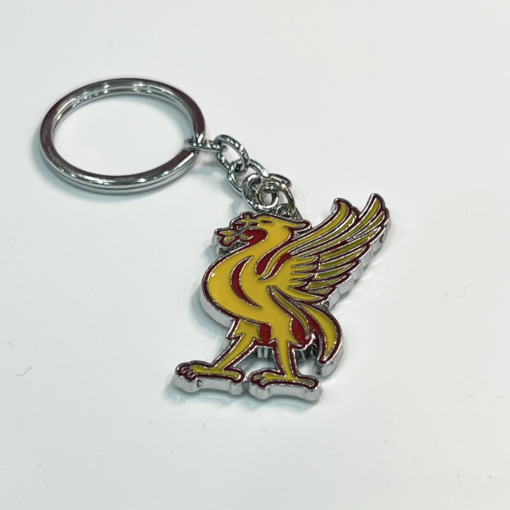 Móc khóa bóng đá 2 mặt kim loại Manchester United, Chelsea, Liverpool, Arsenal, Real, Barca,...