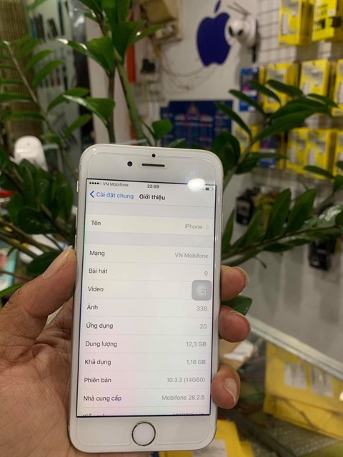 Điện thoại Iphone 6s 32gb lock.New98-99%.Nguyên zin100%.Vân tay nhanh nhạy.Kèm sim ghép | BigBuy360 - bigbuy360.vn