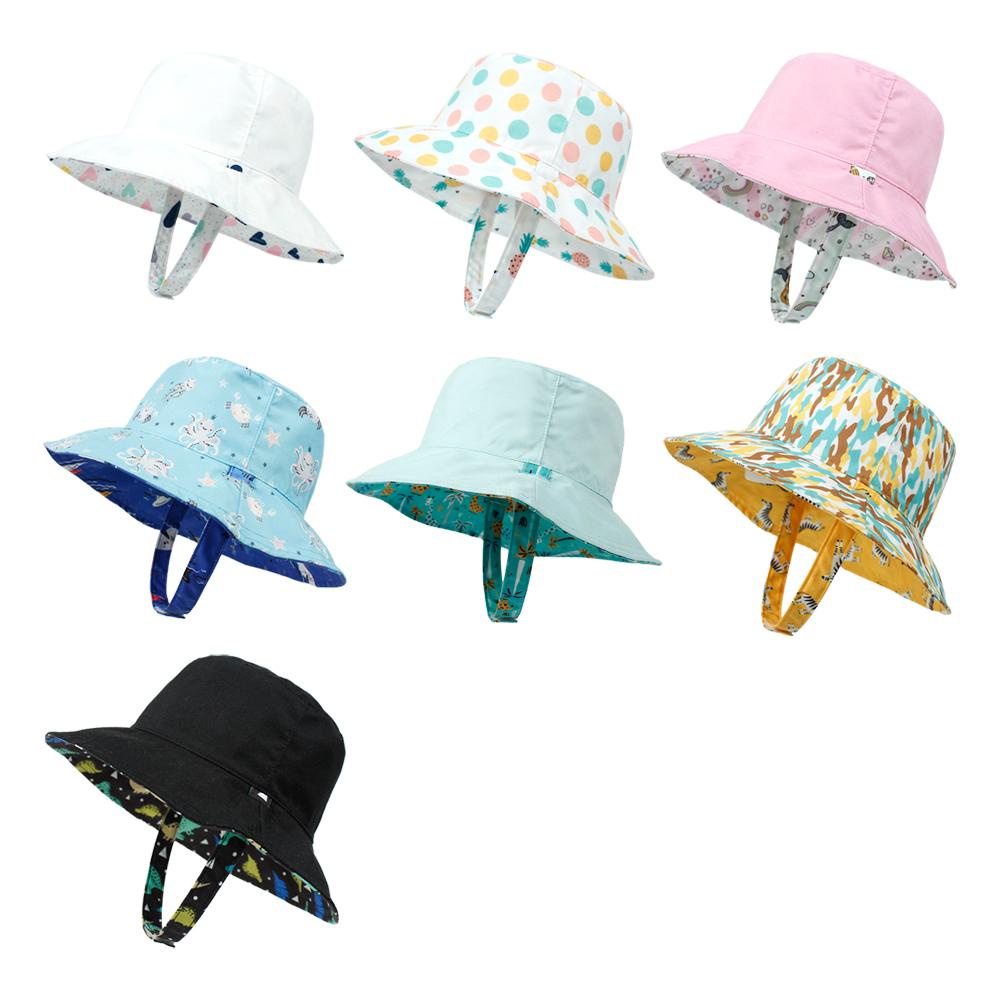 LAYOR1 Mũ Rộng Vành UPF 50 + Mũ Bucket Cho Bé