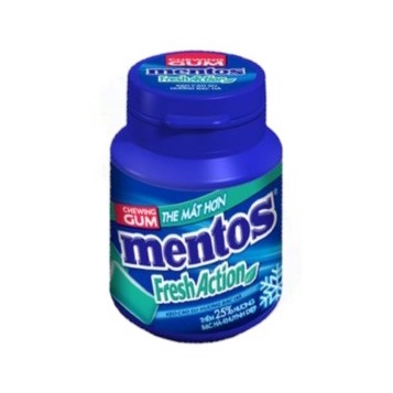 Kẹo cao su Mentos - Happydent White hủ 56gr