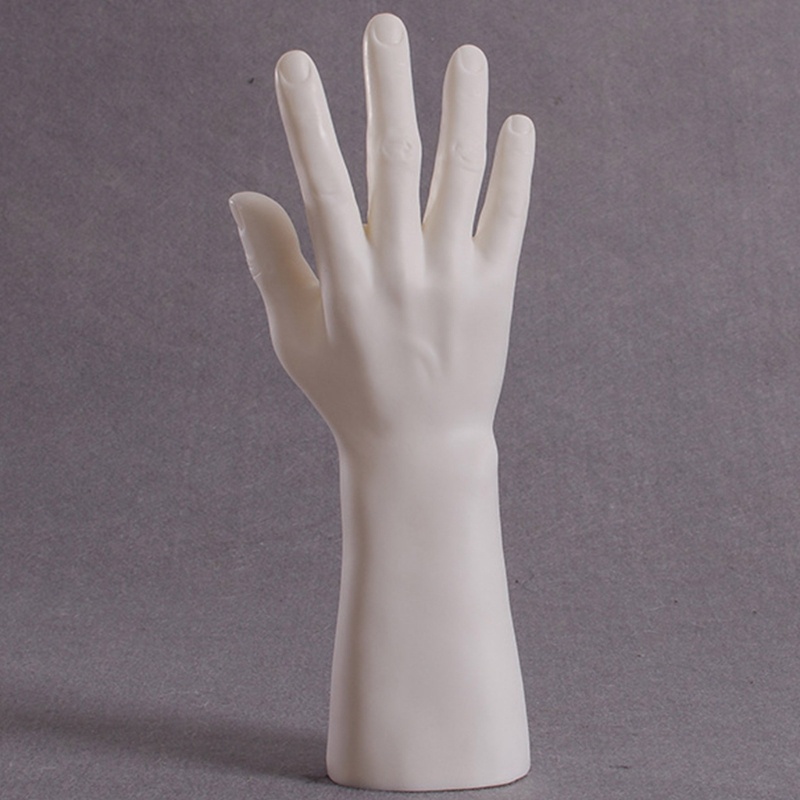 Mô Hình Bàn Tay Màu Trắng Đen Trưng Bày Trang Sức Cho Nam