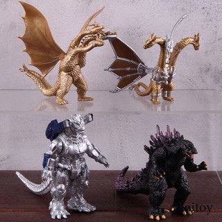 Đồ chơi hình King ghidorah godzillaed cho trẻ em, 4 miếng