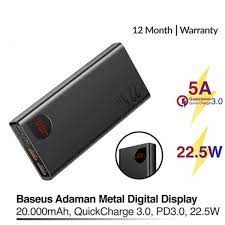 [Mã 33ELSALE hoàn 7% đơn 300K] PIN SẠC DỰ PHÒNG BASEUS 20.000MAH 22.5W CÓ ĐÈN LED