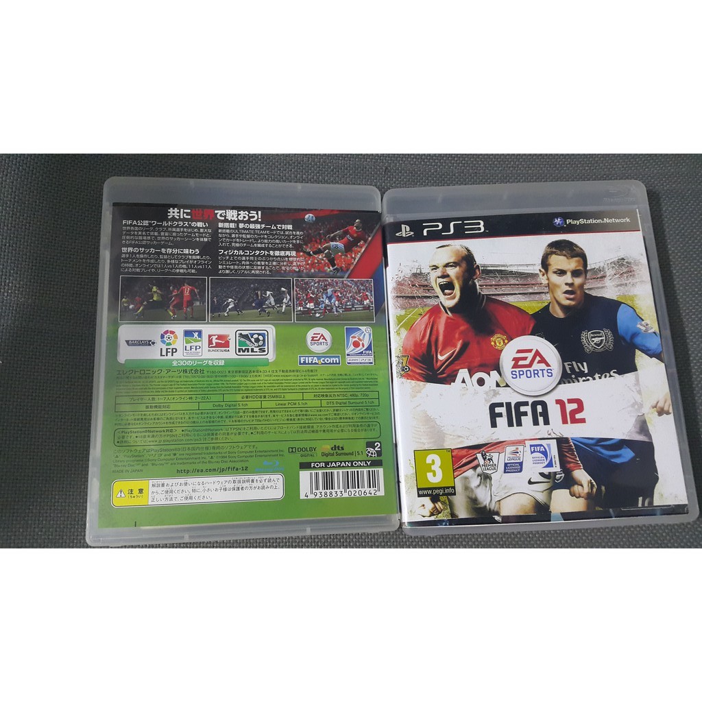 Đĩa game PS3 FIFA 12 hộp đầy đủ