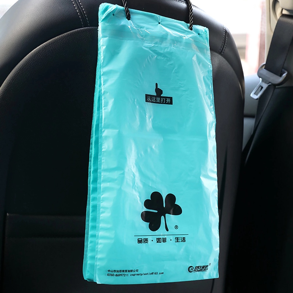 Set 50 Túi Đựng Rác Treo Lưng Ghế Xe Hơi Tiện Dụng