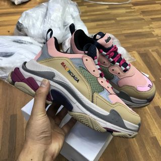 Giầy balen hồng phản quang hàng 1:1 ( full box + freeship )