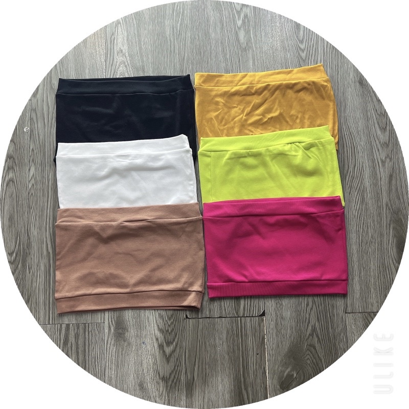 Áo ống croptop cúp ngực thun porip sịn sò