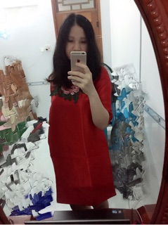 Áo dài đỏ